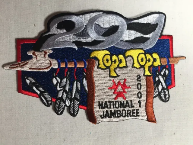2001 Topa Topa OA Lodge 291 Council National Jamboree flap BSA JSP Patch