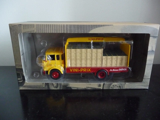 Camion Corgi Renault 1:50 - Vini Prix, Miniature Métal, Jaune Et Rouge, Occasion