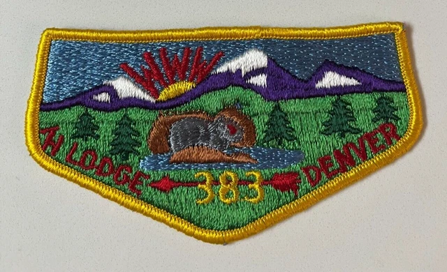 Boy Scout OA 383 Tahosa Lodge Flap S7b