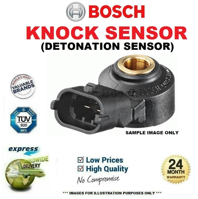 BOSCH KNOCK / DETONATION SENSOR for PORSCHE 911 Convertible 3.6 Turbo