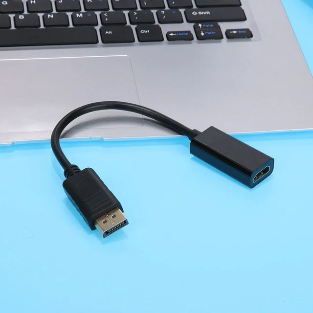 DisplayPort mâle/femelle 1080p FHD vidéo Câble convertisseur HDMI adaptateur DP