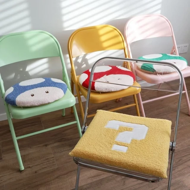 supermarios plush anime seatcushion stuffed backpillow cartoon travel home gift