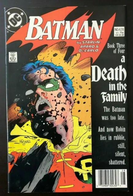 Batman 428 - KEY - Death of Robin II - Newsstand Ed.