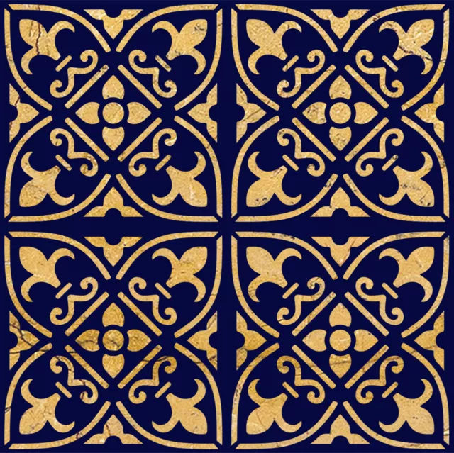 Tile Stencil 100mm Moroccan Paint Furniture Wall Floor Reusable Art Crafts  TL47