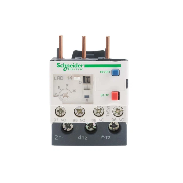 Relais De Surcharge Schneider Electric Telemecanique LRD14 - 3 Pôles, 7-10A, 1NO/1NC - Neuf
