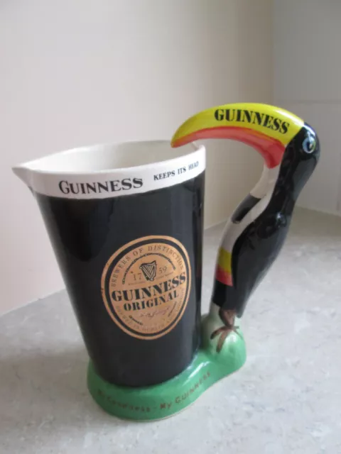 Vintage Carlton Ware Guinness Toucan Jug
