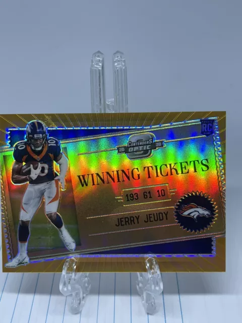 2020 Contenders Optic Orange Winning Tickets Jerry Jeudy 38/50