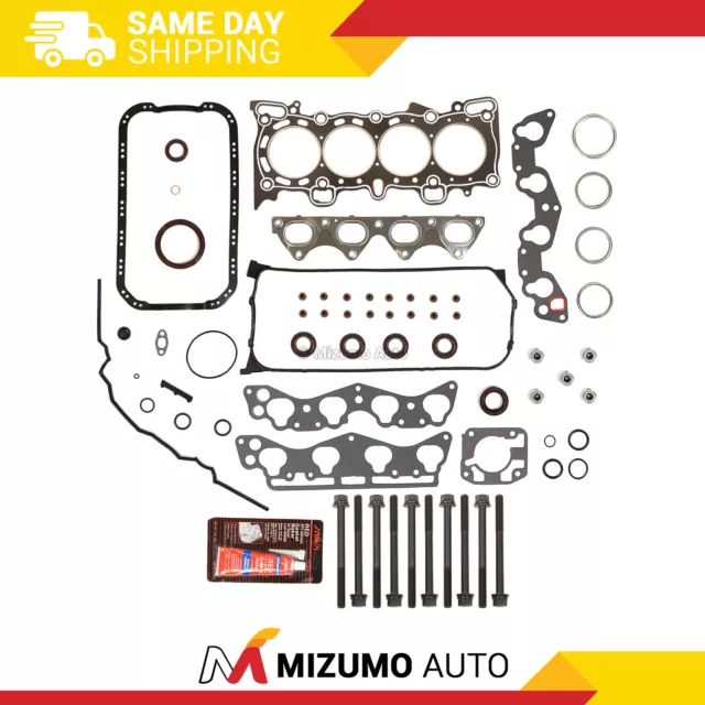 Full Gasket Set Head Bolts Fit 96-00 Honda Civic Del Sol 1.6 D16Y5 D16Y7 D16Y8