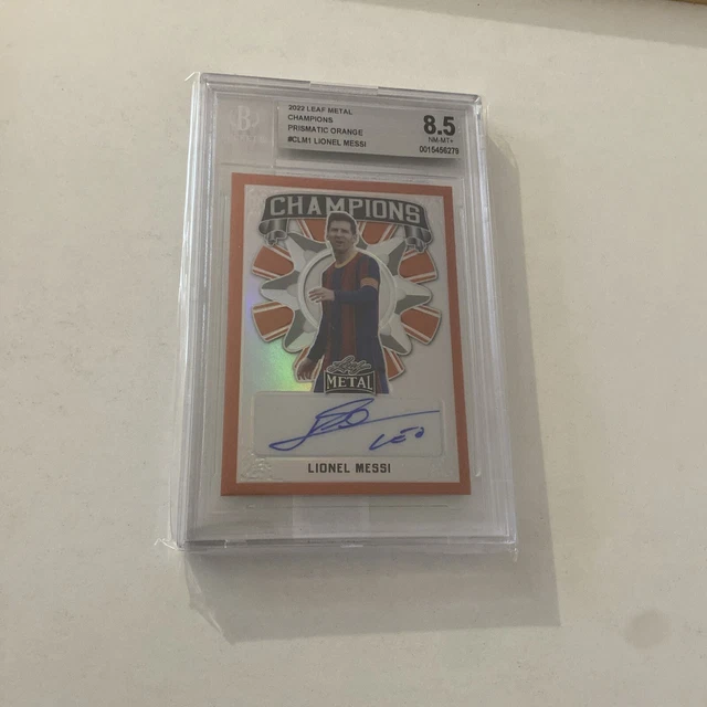 Carte à Collectionner Lionel Messi - Autographe Imprimé - édition 2020-21 Panini - Notée PSA 10