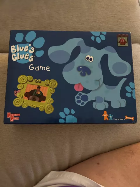 Blues Clues Board Game By University Games Steve 1998 Nick Jr COMPLETE