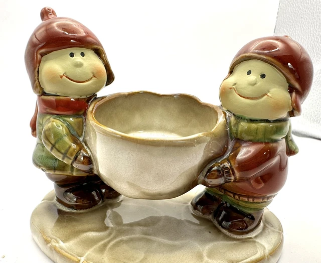 Yankee Candle Tea Light Votive Holder Designer Ronnie Walter Winter scene