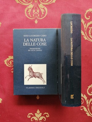 Tito Lucrezio Caro della natura testo a fronte latino cde 1990 