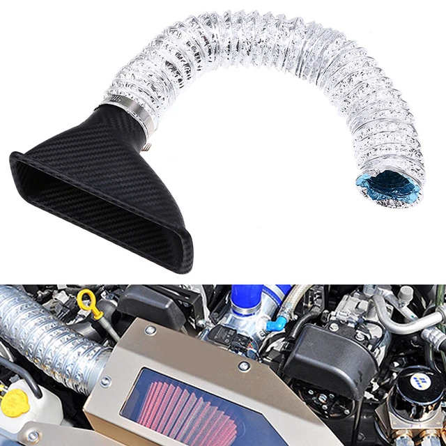 Tuyau Admission Air Froid 76 Mm - Extensible 1 M, Universel Pour Voiture