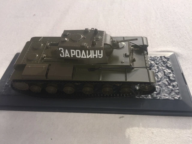 char russe kv1 vehicule militaire . deagostini 1.43 • EUR 14,00