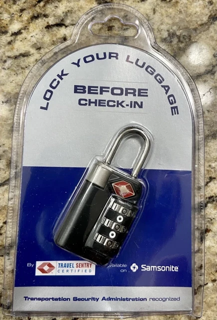 Samsonite Travel Sentry 3-Dial TSA Combination Lock Travel Luggage Lock