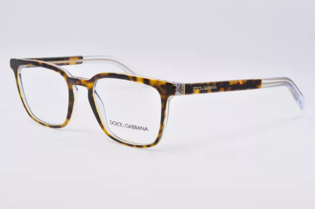 Dolce & Gabbana Eyeglasses DG 3307 757 Top Havana On Crystal, Size 51-19-145