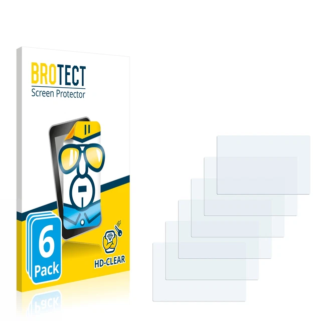 6x Protector de Pantalla para Panasonic Lumix DC-TZ95D Super Zoom Protección Transparente