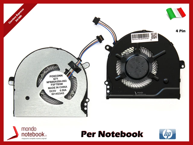 Ventola di raffreddamento per CPU portatile per Samsung Np300e5a-a03gr