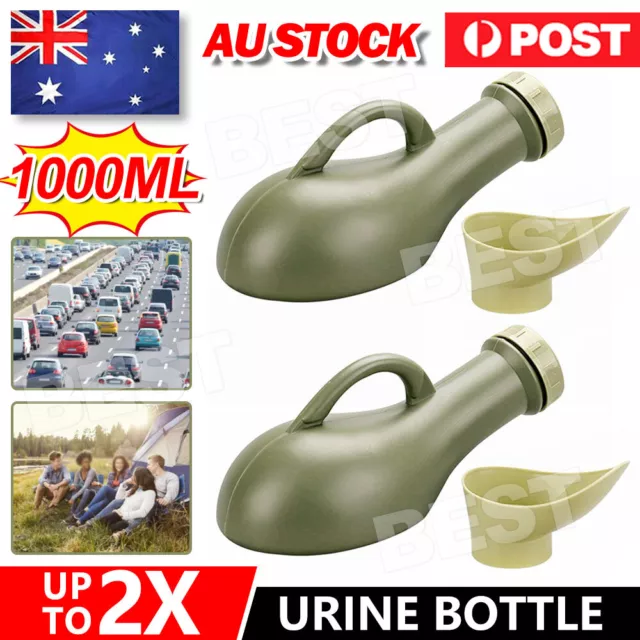 1000ml Male Female Portable Medical Urine Bottle Urinal Toilet Camping Travel