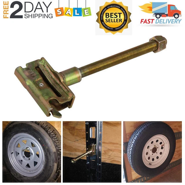 1/2/3/5PCS E-Track Spare Tire Trailer Mount w/5” Bolt Hanger Spare Wheel Carrier