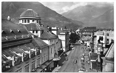 CARTOLINA 1955 MERANO BOLZANO ALTO ADIGE VG 