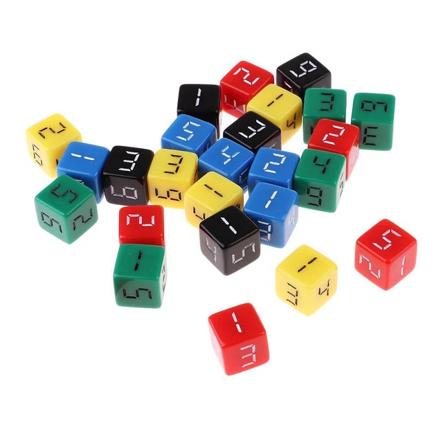 SULIUDAJI – Lot De 20 Dés Translucides 16 Mm – 8 Couleurs – Jeux De Société, Maths, Fêtes – Dès 3 Ans (Attention Petites Pièces)