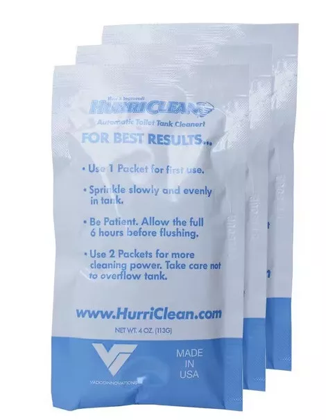 HurriClean 13 oz. Automatic Toilet Tank All-Purpose Cleaner (3-Pack) 2