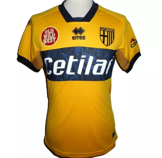 Parma Calcio Errea Herren Auswärts Fußball Hemd 2020-2021 Neu Maglia Trikot Hemd