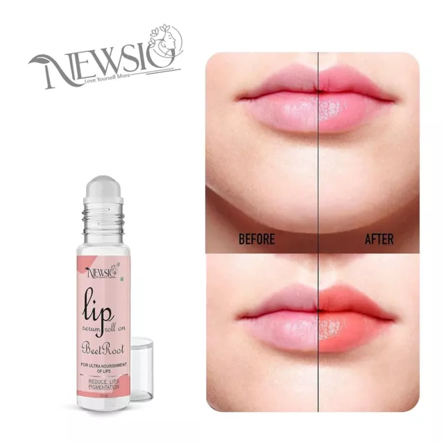 Newsio RollOn Lip Serum Sérum labial iluminador de remolacha y para labios...