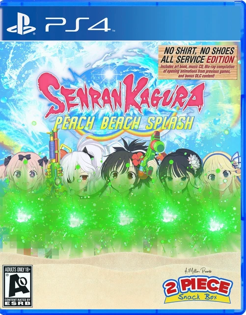 PS4 Senran Kagura Peach Beach Splash (Versione Coreana, Nuovo Sigillato)