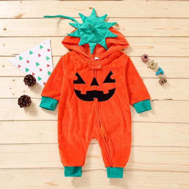Abiti bambino bambina neonato bambino bambina zucca tuta set vestiti