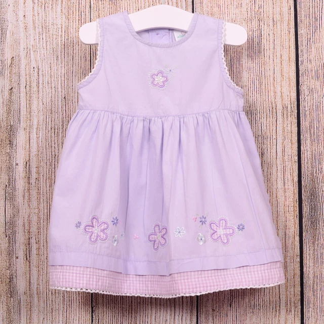 3-6 Month Baby Girl's Adams Lilac Floral Dress Combine P&P Build Your Own Bundle
