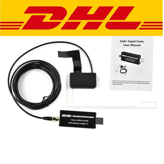 CAR DIGITAL DAB+ADAPTER Tuner Audio Radio Box USB Receiver Antenna