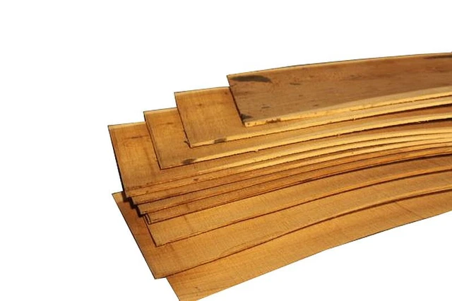 Impiallacciatura disco 19 fogli 35 cm x 16 cm mobili legno pregiato design