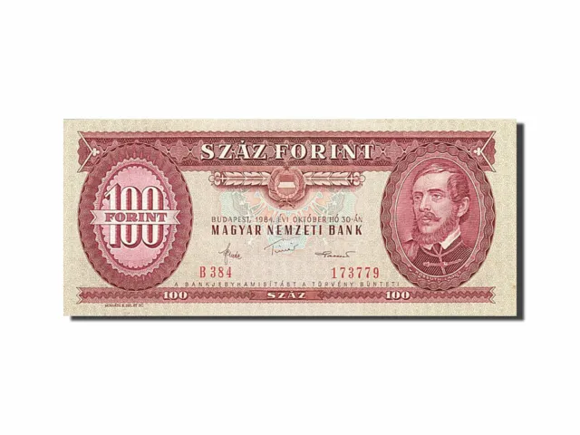 [#262805] Banknote, Hungary, 100 Forint, 1957-1983, 1984-10-30, KM:171g, UNC