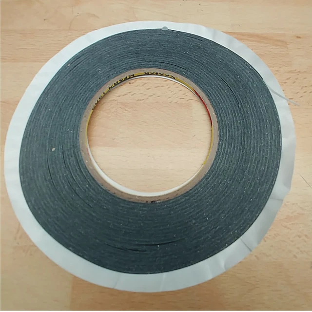Rouleau De Ruban Adhesif 3M Double Face Largeur 2Mm Pour Reparation De Telephone