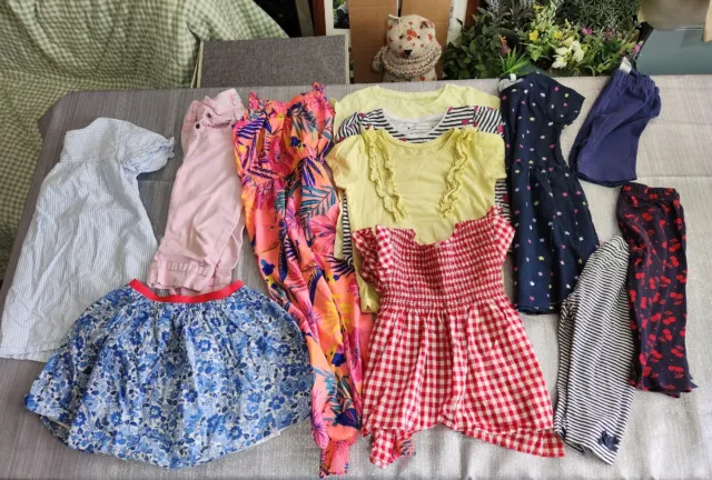 Pacchetto vestiti ragazze età 3-4 anni 11 articoli estate - inc abbigliamento cath bambini & equipaggio