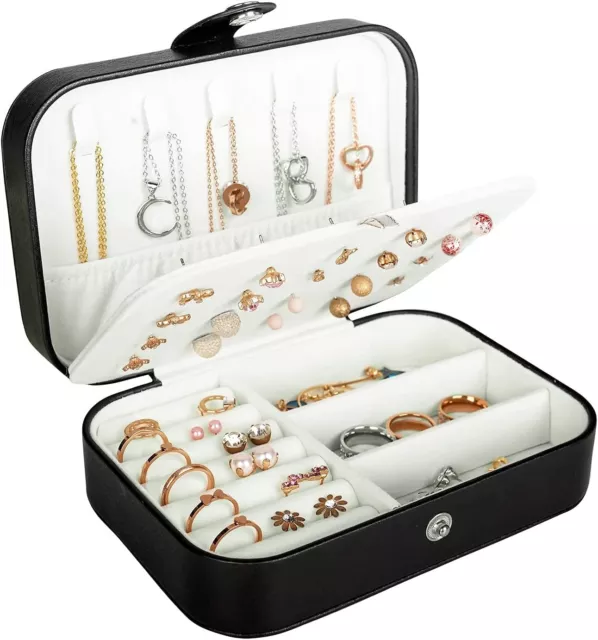 Caja De Joyeria Para Mujeres Para Viajar Organizador De Joyas Regalo Para Mujer.