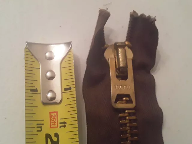 QTY 1 - Genuine Carhartt #5 Zipper Brass Carbon Heather 26 Replacement  Zipper