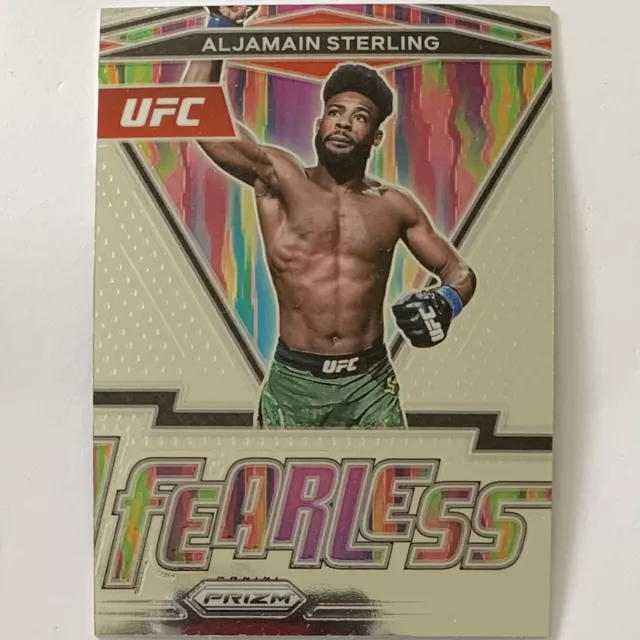 PRIZM ALJAMAIN STERLING 2022 Prizm UFC Fearless Base Card #12 Panini