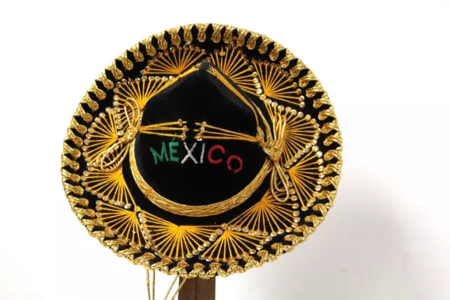 Children's Mexican Salazar Yepez Hat Embellished Traditional Sombrero Mexico VGC