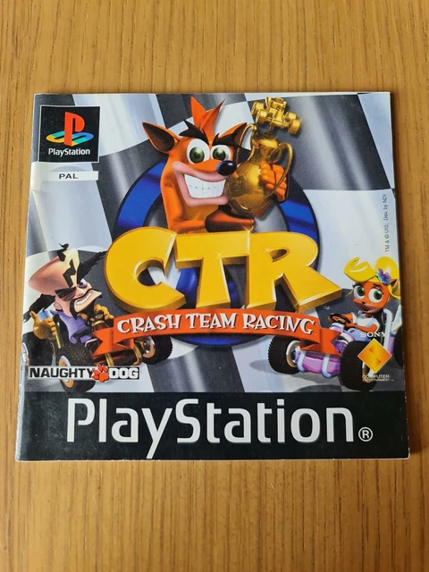 CRASH TEAM RACING - Sony Playstation PS1 - Manual Only £10.76 - PicClick UK