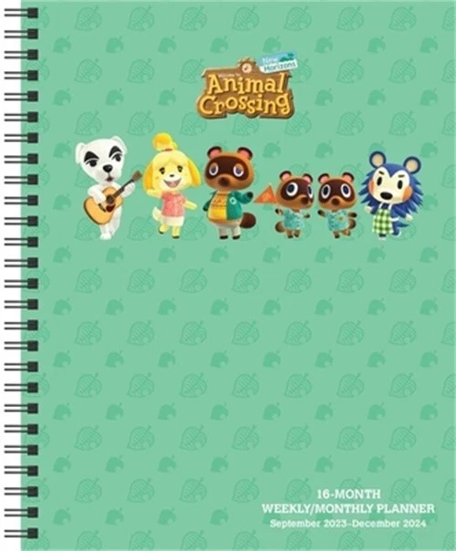 ANIMAL CROSSING 16MONTH 20232024 Weekly/Monthly Planner Calendar