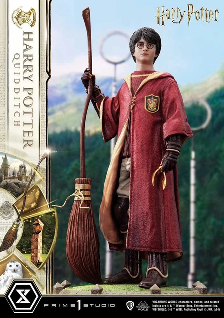 Figurine D'action Harry Potter « First Spell » Par Quantum Mechanix - Style Chibi, 10 Cm, Avec Baguette Et Panneau à Message