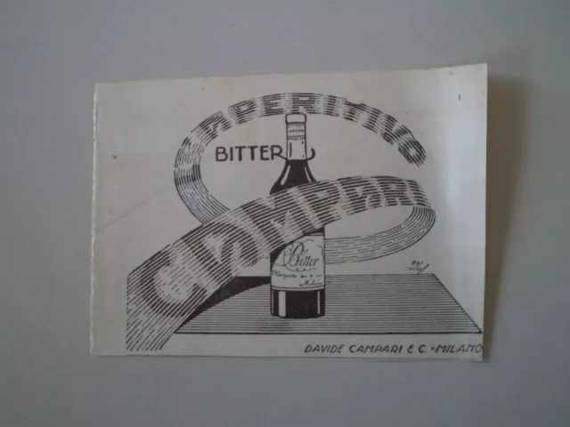 advertising Pubblicità 1932 BITTER CAMPARI