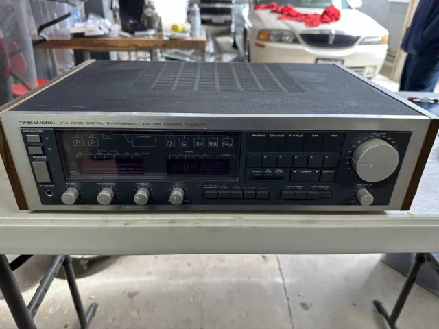 Realistic STA-2280 Vintage Stereo Receiver  Serviced.