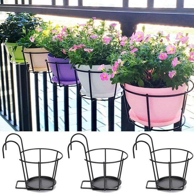 de fenêtre Rampes Garde-corps Pot de planteur, Pot à fleurs suspendu, Balcon