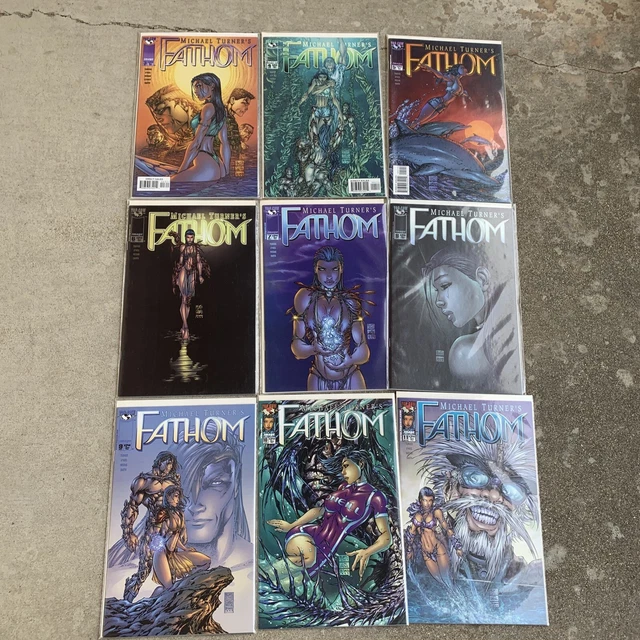FATHOM #3 4 5 6 7 8 9 10 11 (Lot of 9) Top Cow Image Comics 🦝 Michael Turner