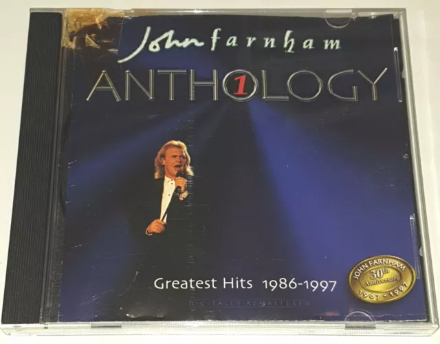 John Farnham Anthology Volume 1 : Greatest Hits (CD, 1998) 1986-1997 - FREE POST