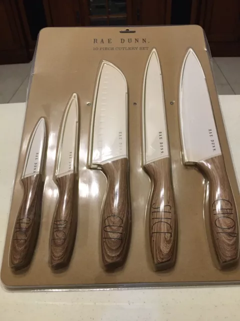 Rae Dunn By Magenta Cheese Knife Set Of 3 SPREAD SLIVER SHAVE